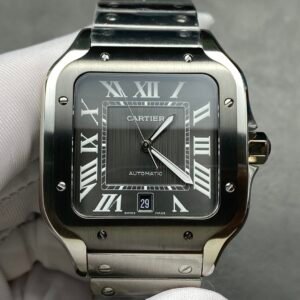 Reloj Santos de Cartier | Carátula Gris