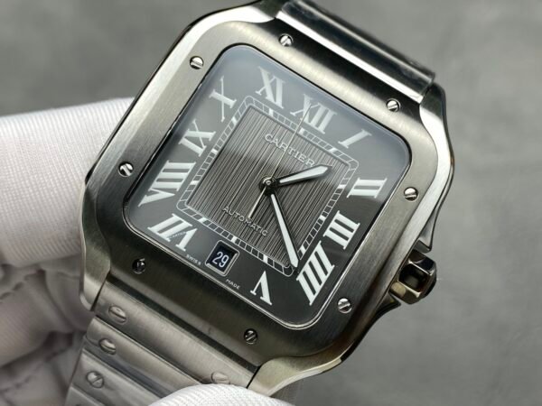 Reloj Santos de Cartier | Carátula Gris - Image 3