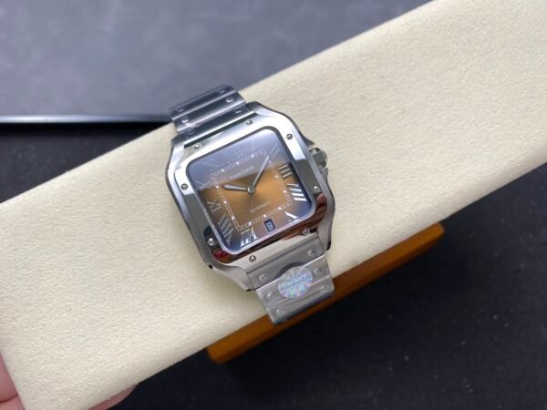 Reloj Santos de Cartier | Caratula Café - Image 3