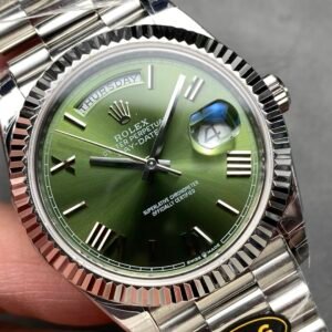 Rolex Day Date | Verde - Numeral Romano